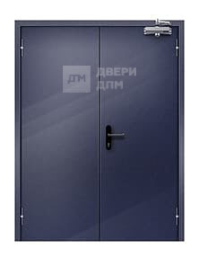 Двупольная глухая ДПМ-02 EIS противопожарная дверь шумоизоляционная