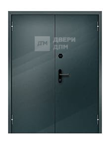 Противопожарная дверь двупольная глухая ДПМ-02 2-го типа взломостойкая