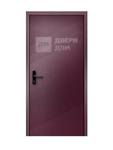 Противопожарная дверь однопольная глухая ДПМ-01 2-го типа со скрытыми петлями