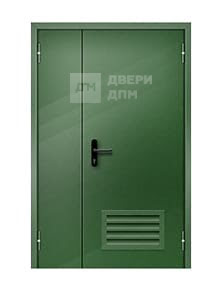Противопожарная дверь ДПМ-02 EI-60 полуторная глухая с вент решеткой